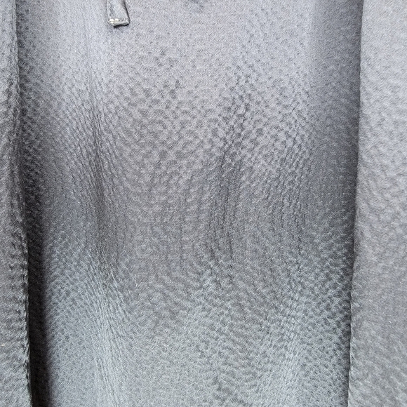 MARC BY MARC JACOBS Pollyanna Silk Dress Navy Blue Sz 4 Ruffle‎ A Line Y2K Party - Picture 11 of 16